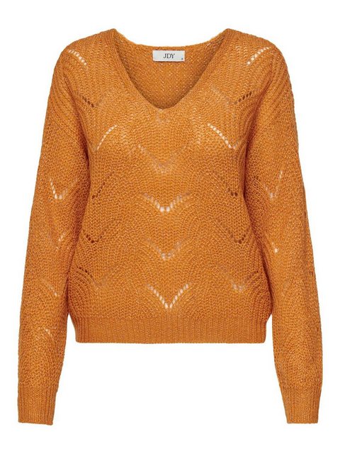 JDY Sweatshirt JDYBADUT L/S V-NECK STRUC GLITT PUL günstig online kaufen
