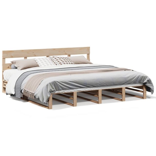 vidaXL Bett, Massivholzbett ohne Matratze 180x200 Kiefernholz günstig online kaufen