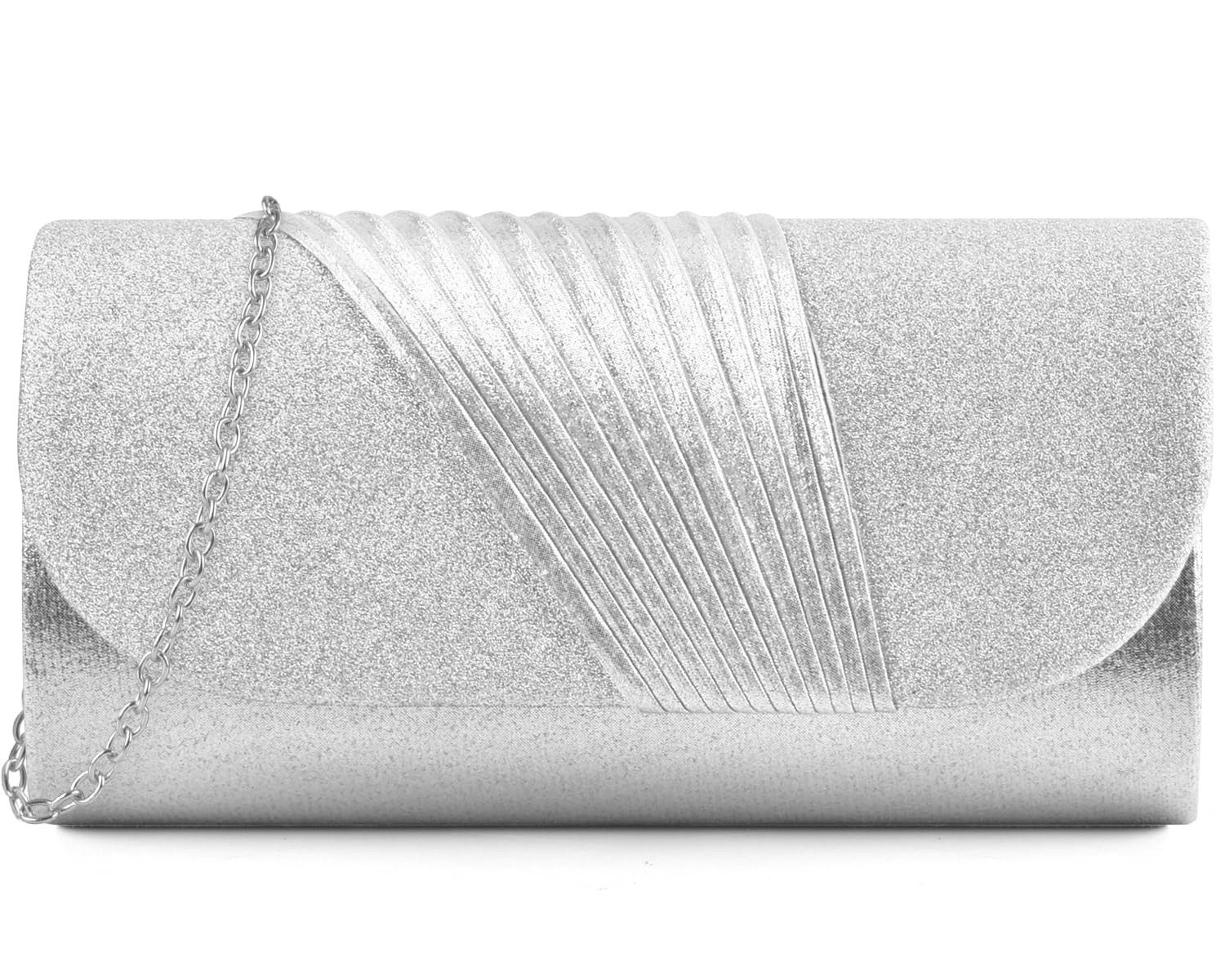 Coonoor Abendtasche Damen Clutch, Glänzende Pailletten günstig online kaufen