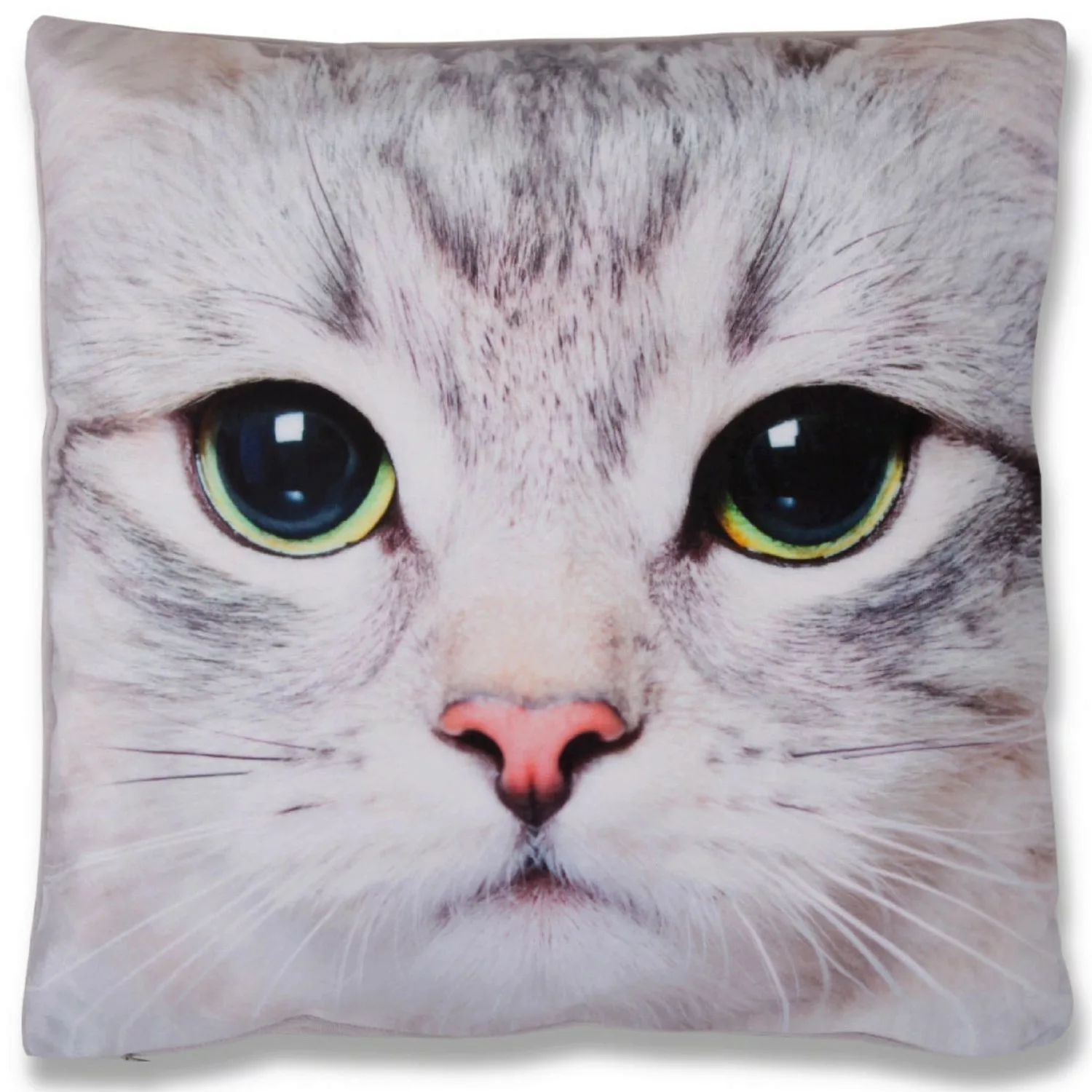 Bestlivings Kissenhülle Fotodruck 40 x 40 cm Katze mit Füllung günstig online kaufen