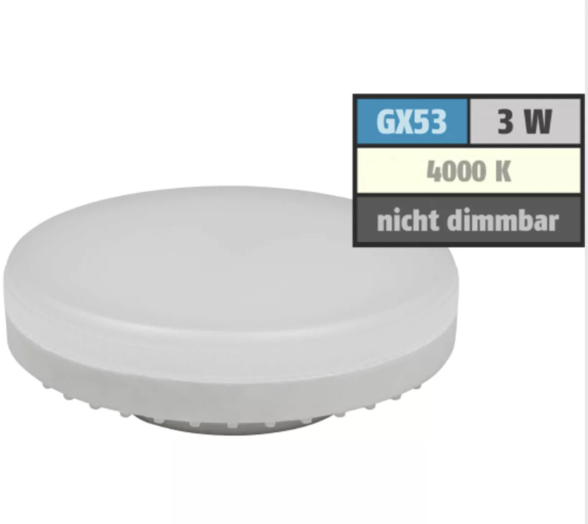 LED-Strahler 3Watt neutralweiß GX53 LS-353 günstig online kaufen