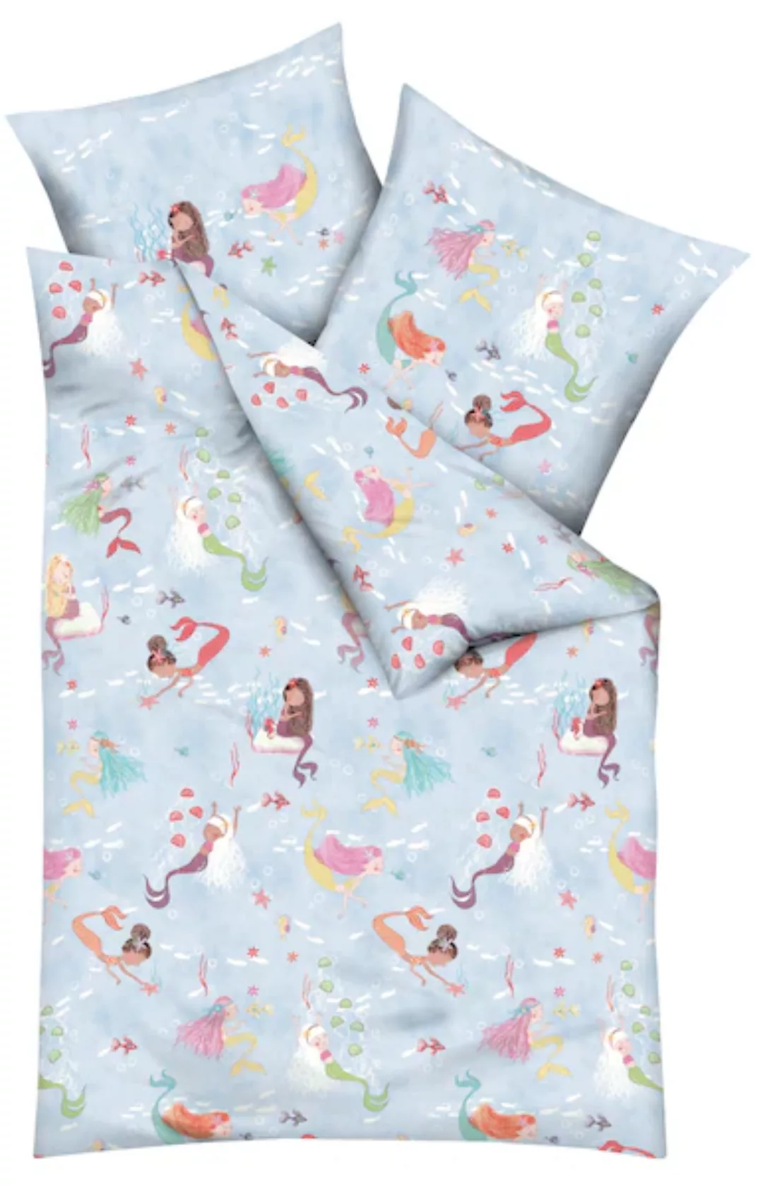 Kaeppel Junior Babybettwäsche 100x135/40x60 Renforce 100% Baumwolle Mermaid günstig online kaufen