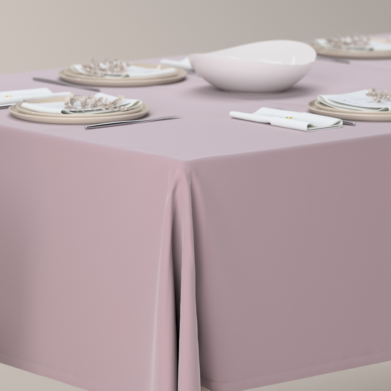 Rechteckige Tischdecke, rosa, Velvet (704-14) günstig online kaufen