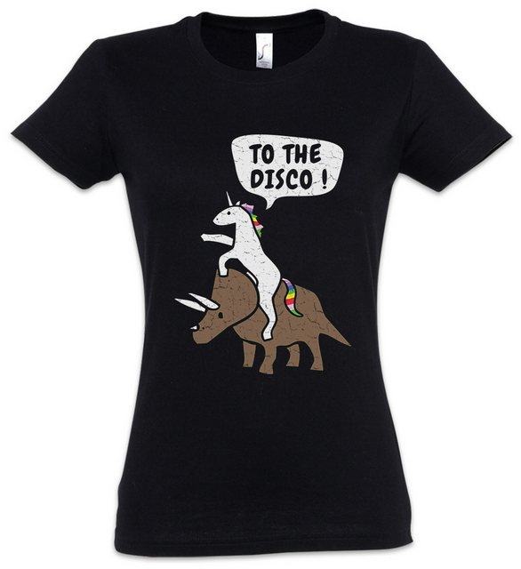 Urban Backwoods Print-Shirt To The Disco Unicorn Damen T-Shirt gay lesbian günstig online kaufen