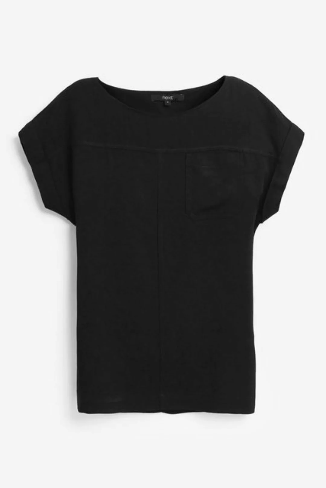 Next Blusenshirt Kastiges T-Shirt – Kurzgrößen (1-tlg) günstig online kaufen