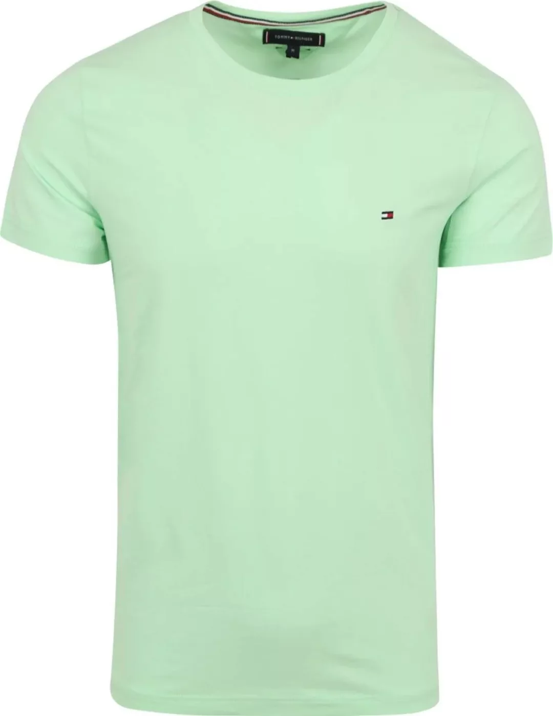 Tommy Hilfiger Logo T-shirt Hellgrün - Größe XXL günstig online kaufen
