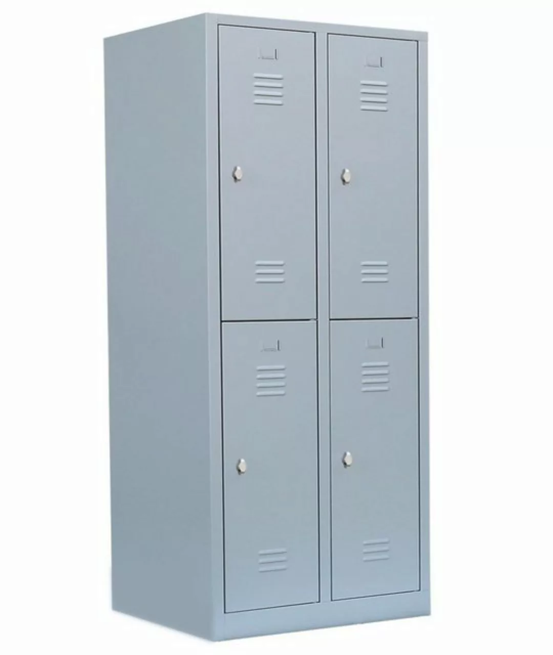 Steelboxx Spind Lüllmann® Garderobenschrank, 2 Abteile doppelstöckig, H 180 günstig online kaufen