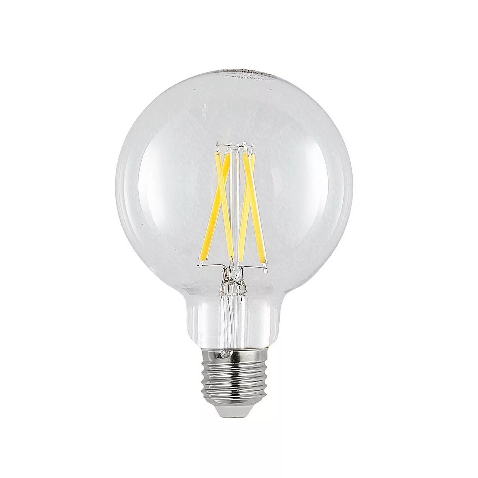 LED-Lampe E27 8W 2.700K G95 Globe klar 3er-Set günstig online kaufen
