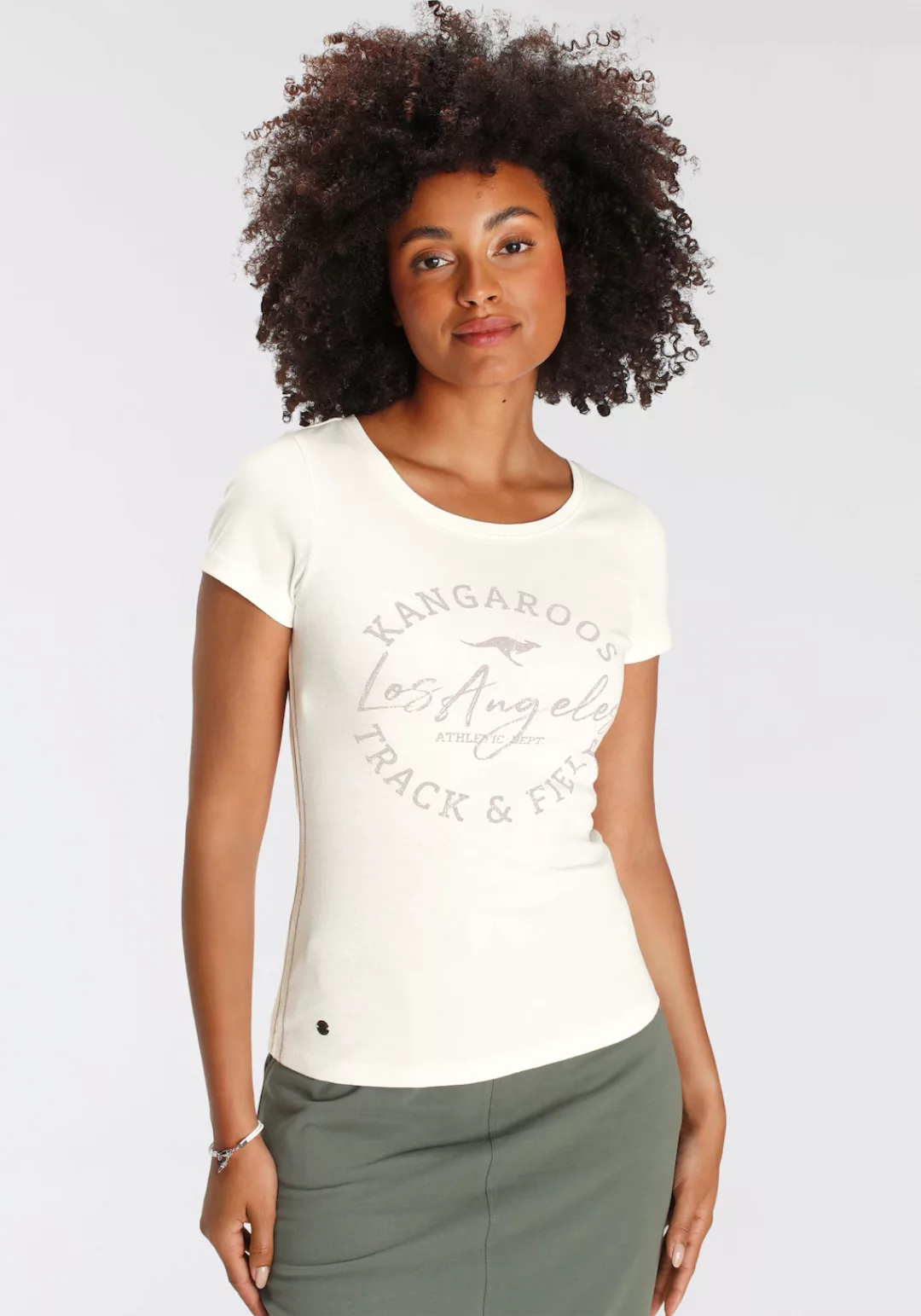 KangaROOS Print-Shirt im American-Look - NEUE FARBEN günstig online kaufen