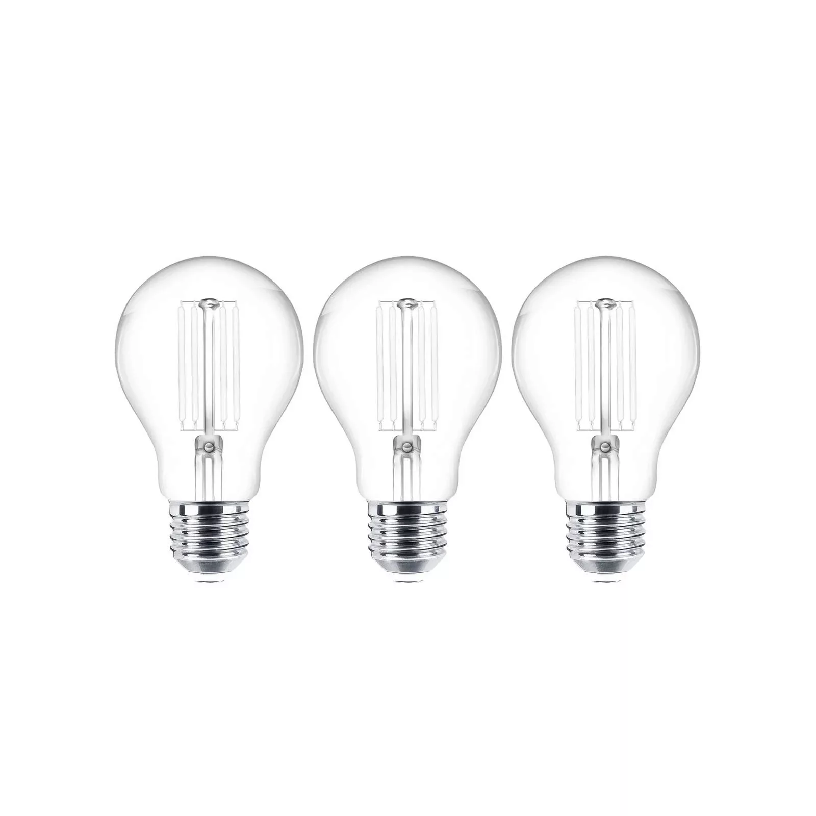 LED-Leuchtmittel Filament E27 3er-Set 4W 470 lmklar  2.700K günstig online kaufen
