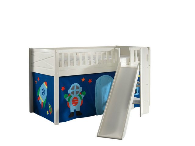 58 aufm Kessel Bettgestell Spielbett mit Rutsche Karyl 208x204x114 Kinderbe günstig online kaufen