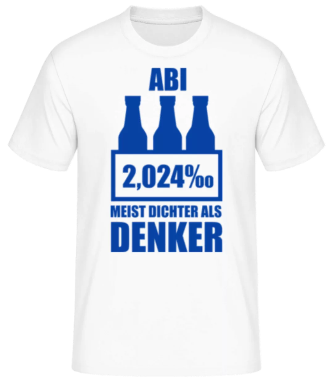 Abi Mehr Dichter 24 · Männer Basic T-Shirt günstig online kaufen