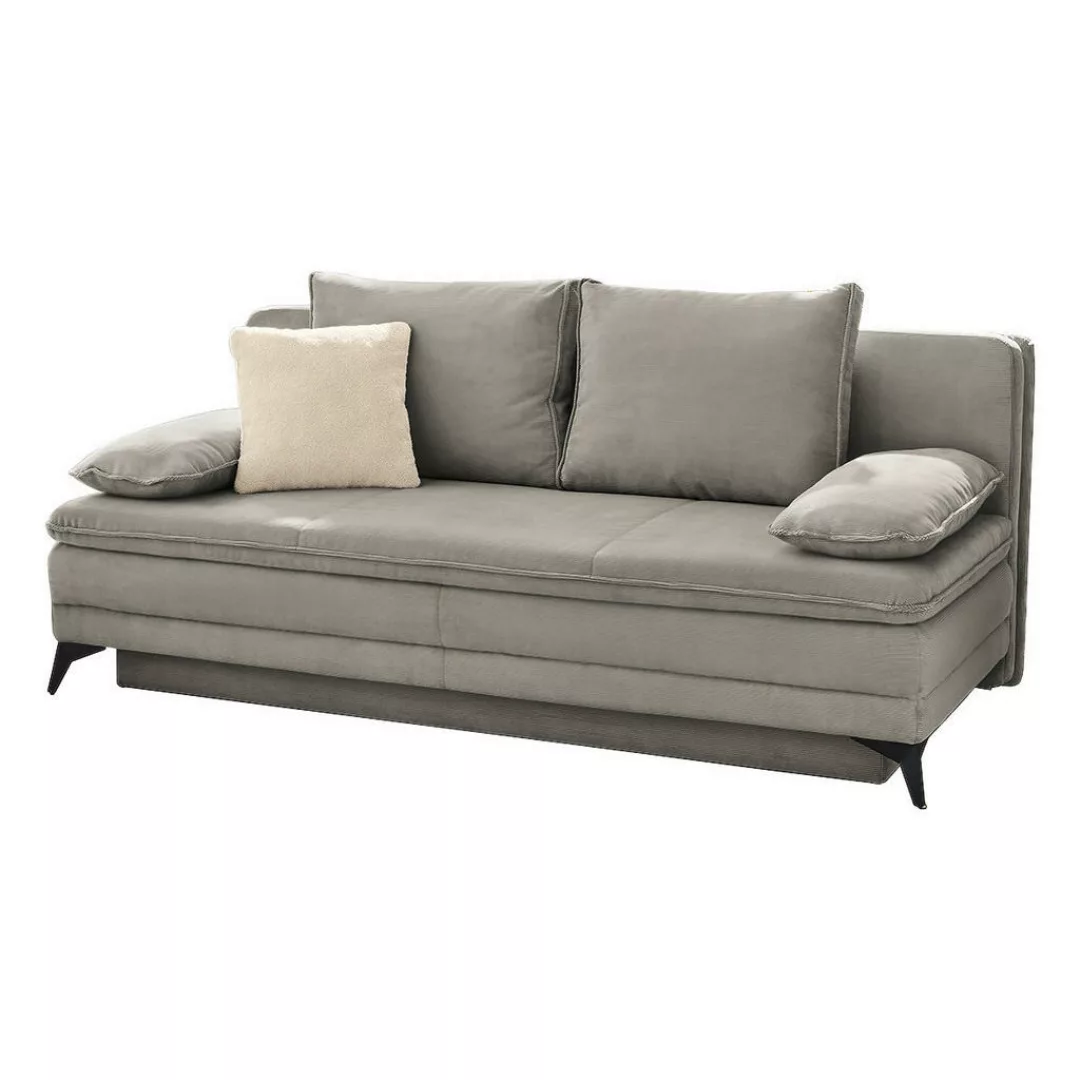 Dauerschlafsofa  grau B/H/T: ca. 202x87x106 cm günstig online kaufen