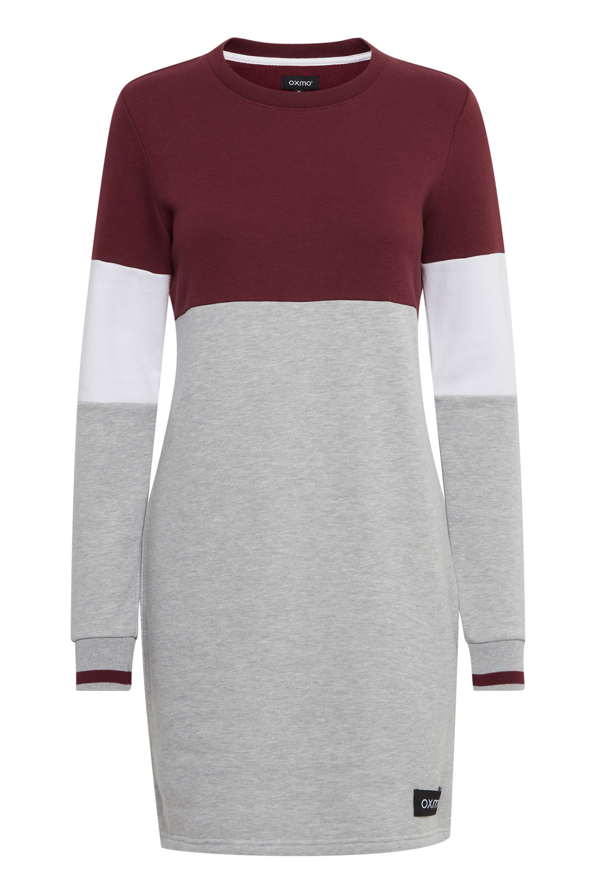 OXMO Sweatkleid OXSweat Sweatkleid in Colourblock-Optik günstig online kaufen