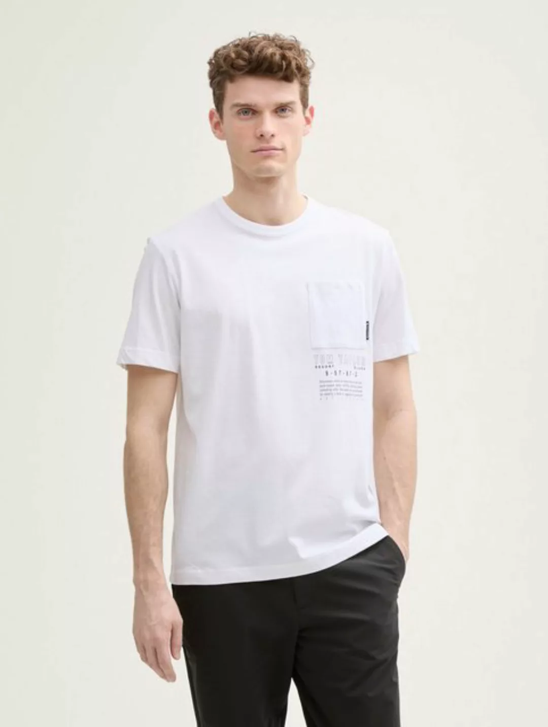 TOM TAILOR T-Shirt T-Shirt mit Brusttasche günstig online kaufen