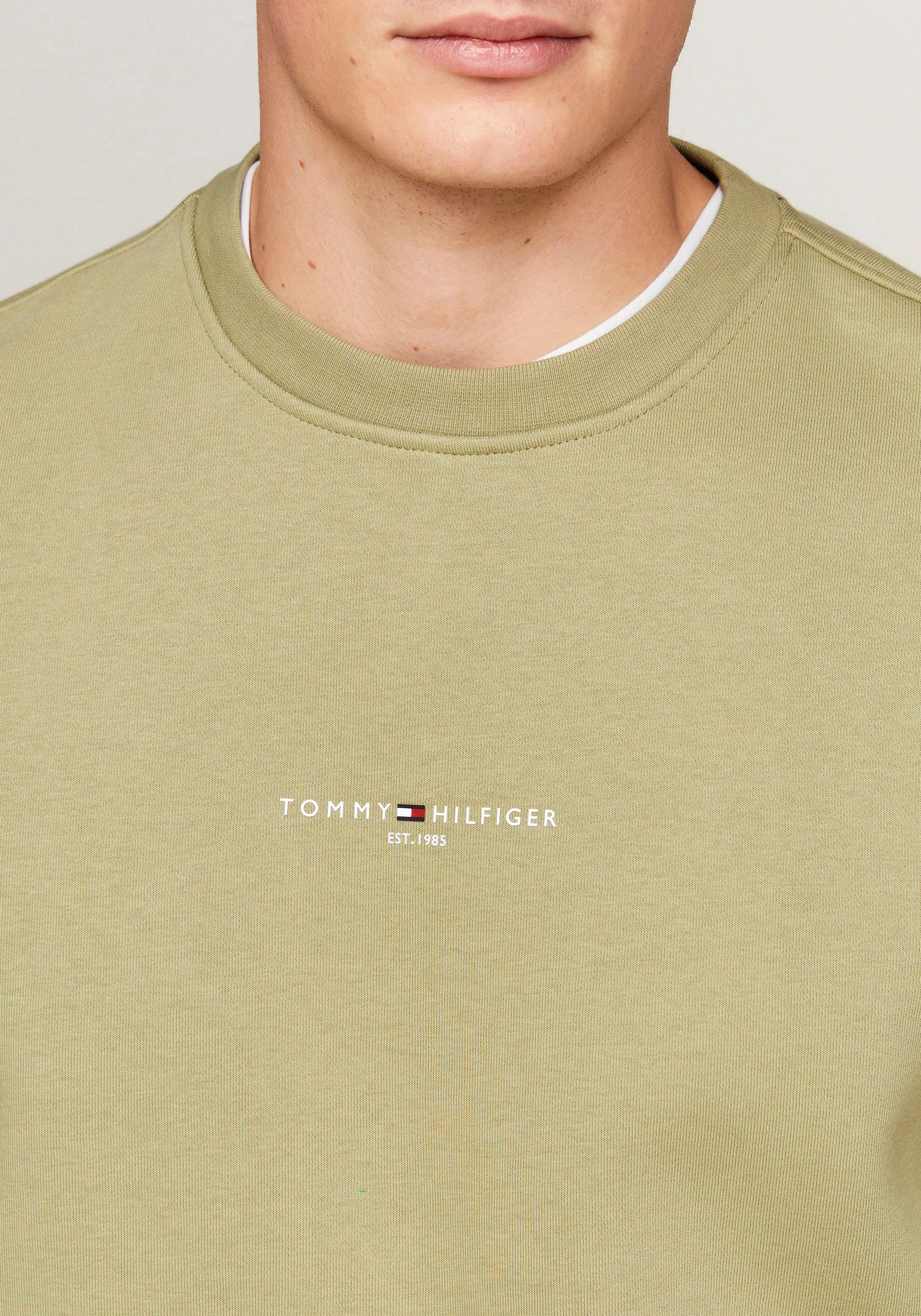 Tommy Hilfiger Sweatshirt "TOMMY LOGO TIPPED CREWNECK" günstig online kaufen