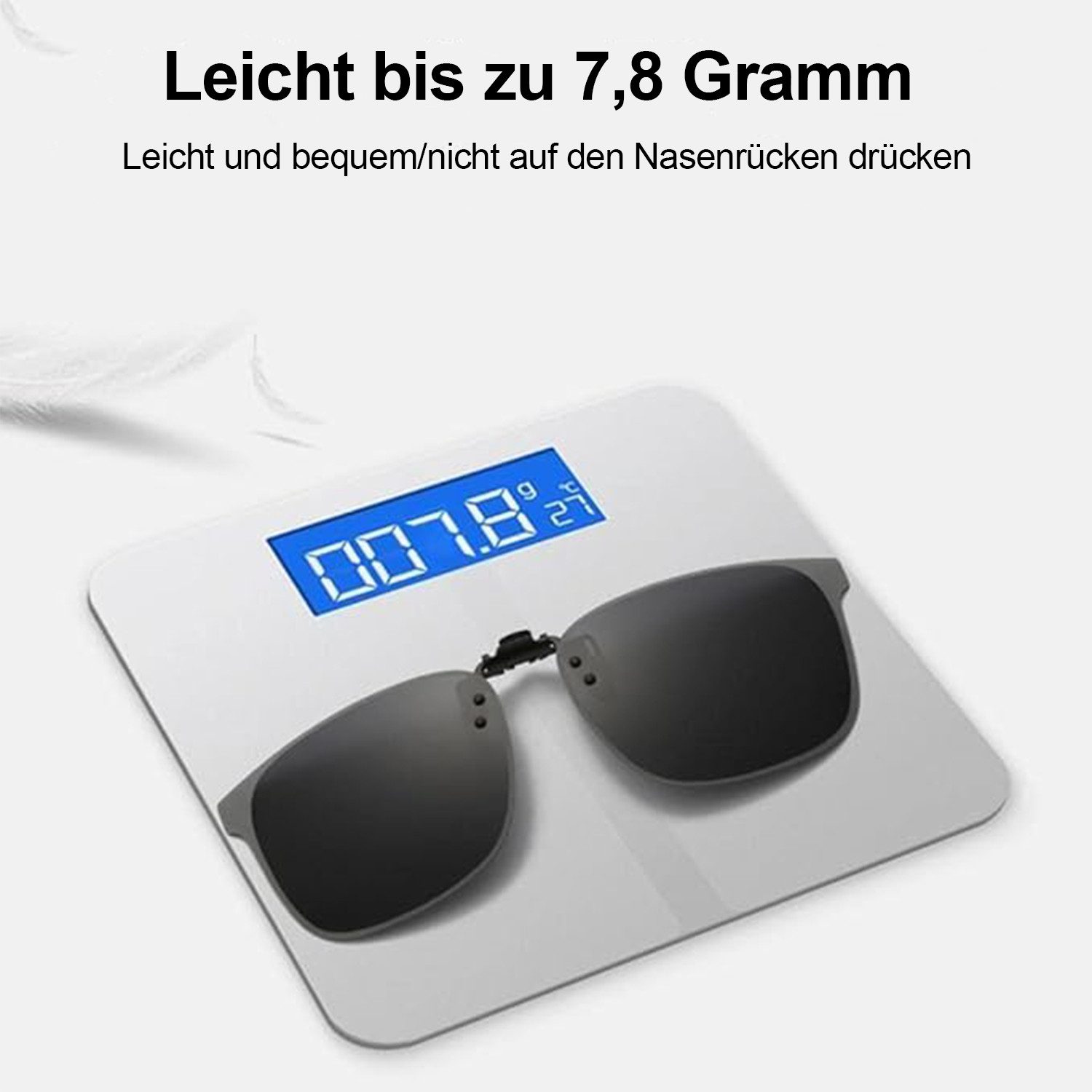 OKWISH Sonnenbrille Clip On Polarisiert Sonnenbrillen günstig online kaufen