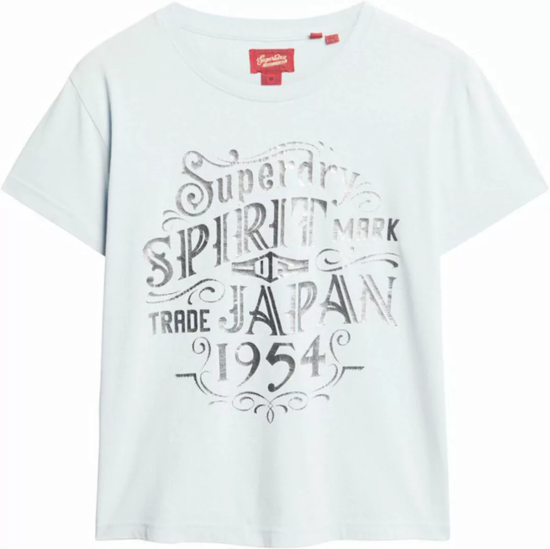 Superdry Print-Shirt FOIL WORKWEAR FITTED TEE günstig online kaufen