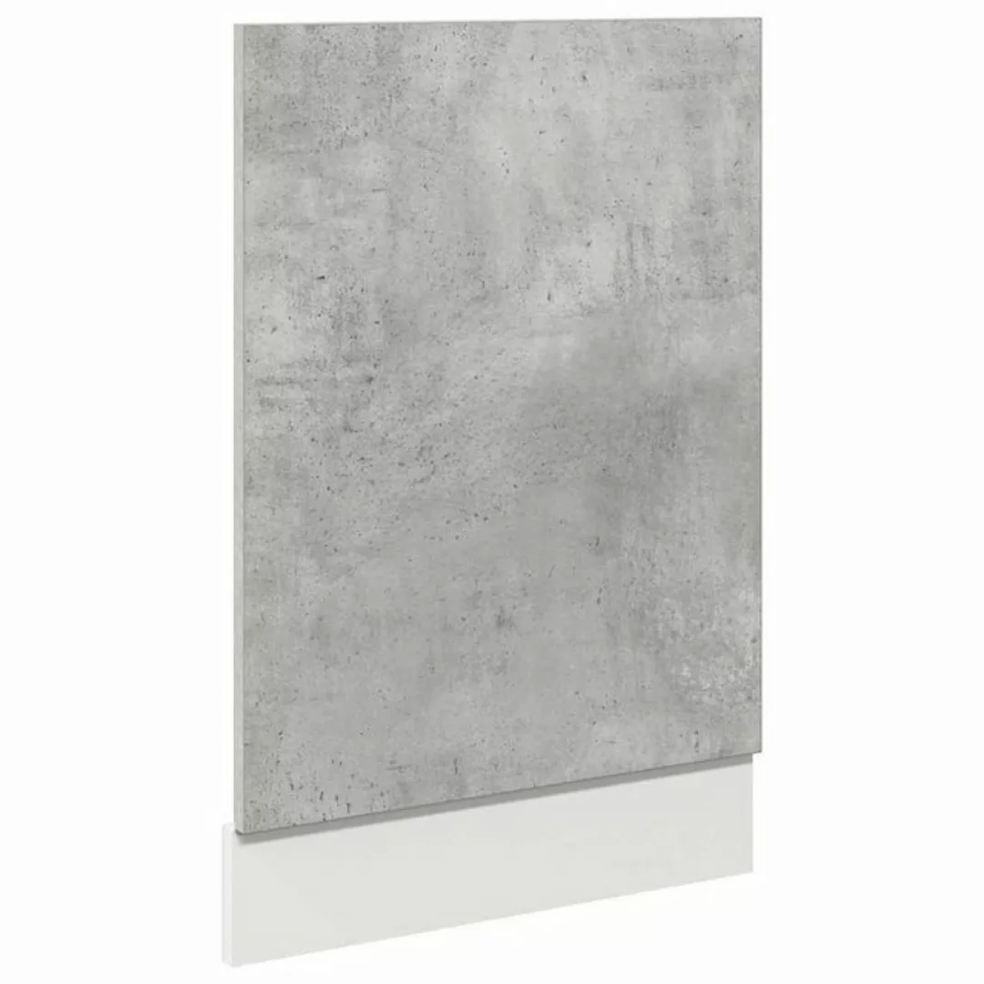 vidaXL Unterschrank Geschirrspülerblende Betongrau 45x3x67 cm günstig online kaufen