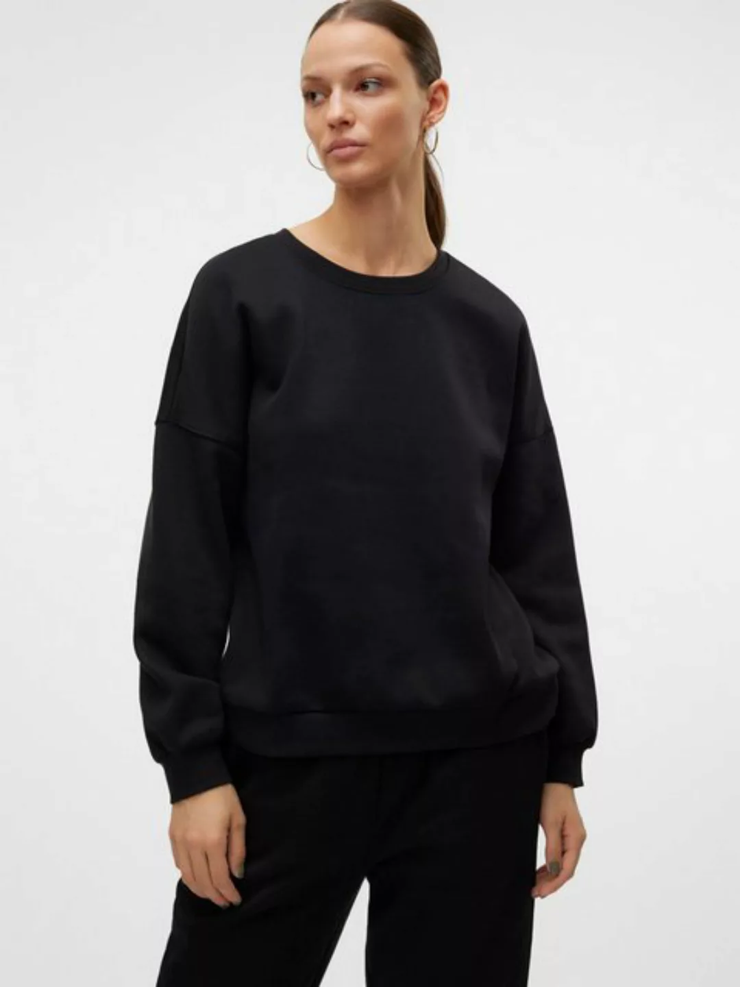 Vero Moda Longpullover Pullover loose fit Rundhals Langarm Basic 7934 in Sc günstig online kaufen