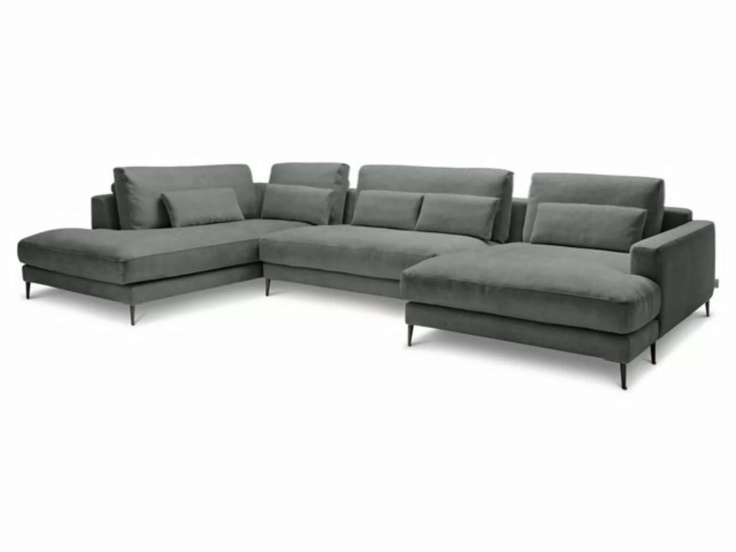 SANSIBAR Living Polsterecke Polsterecke SANSIBAR RÖMÖ U-F 223x170 cm grau E günstig online kaufen