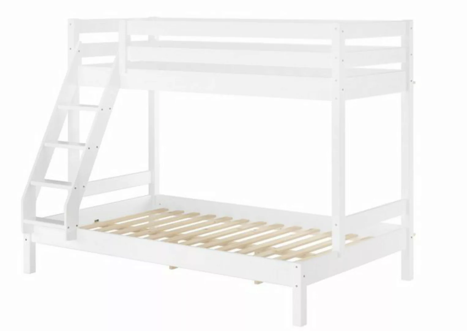 ERST-HOLZ Etagenbett Doppel Stockbett 80 x 200 und 120 x 200 für Erwachsene günstig online kaufen