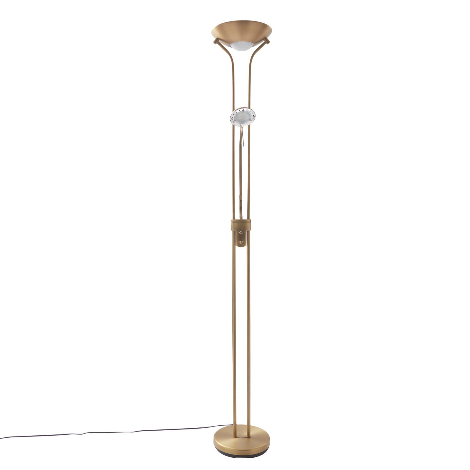 Lindby Josefin LED-Deckenfluter, Leselicht, bronze günstig online kaufen