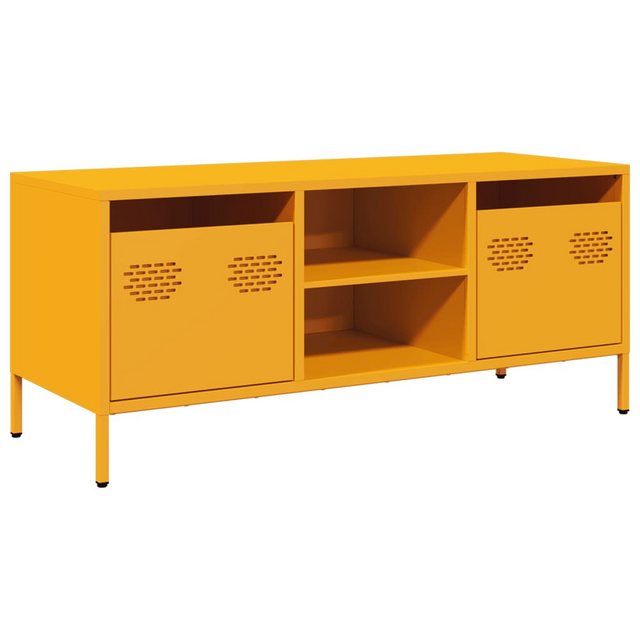 vidaXL TV-Schrank TV-Schrank Senfgelb 101,5x39x43,5 cm Kaltgewalzter Stahl günstig online kaufen