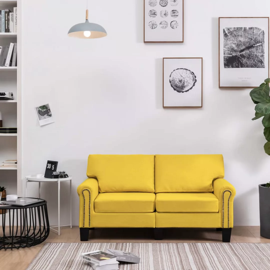 2-sitzer-sofa Gelb Stoff günstig online kaufen