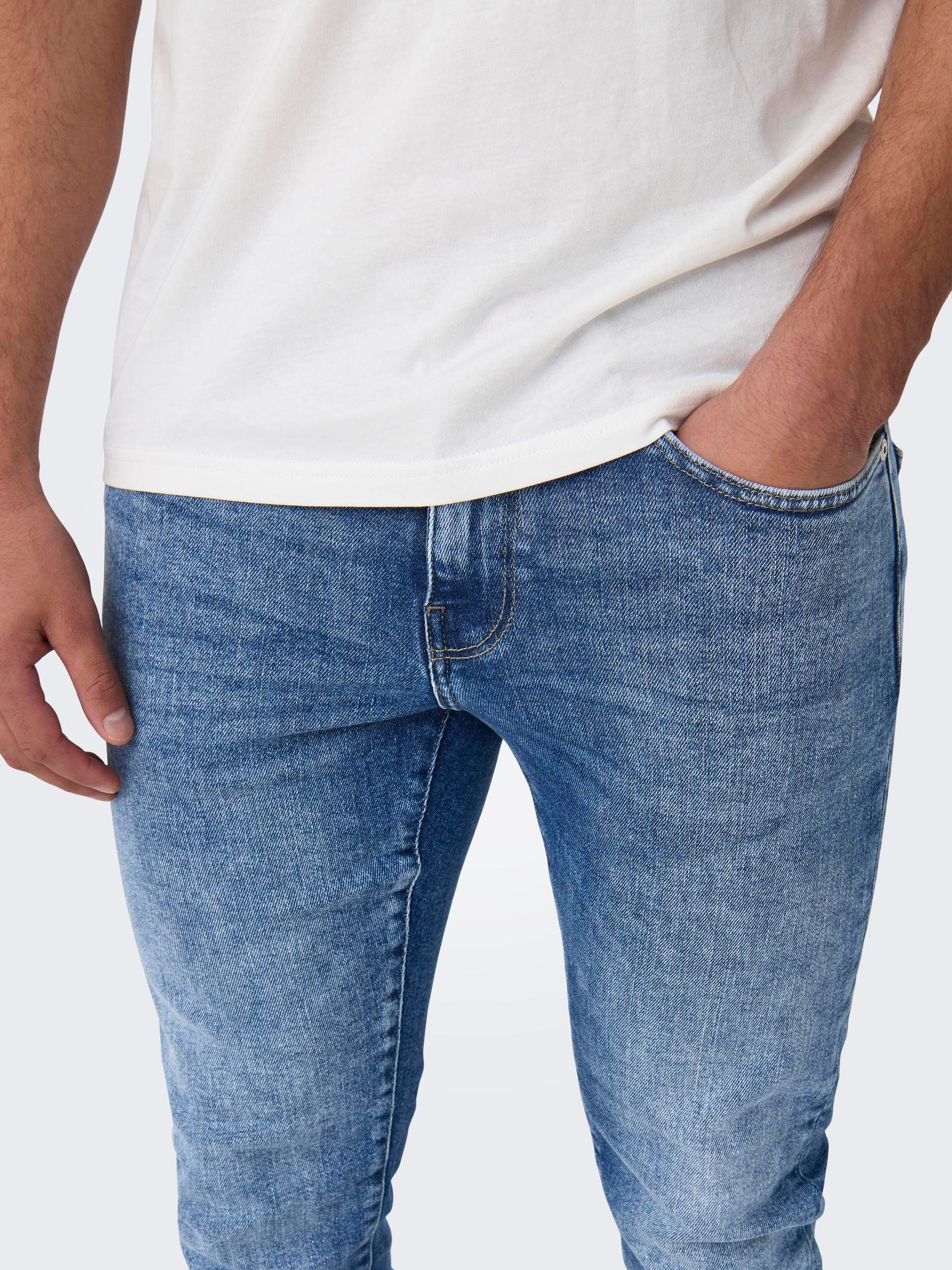 ONLY & SONS Straight-Jeans "ONSWEFT REG. MBD 5094 TAI DNM NOOS", im 4-Pocke günstig online kaufen
