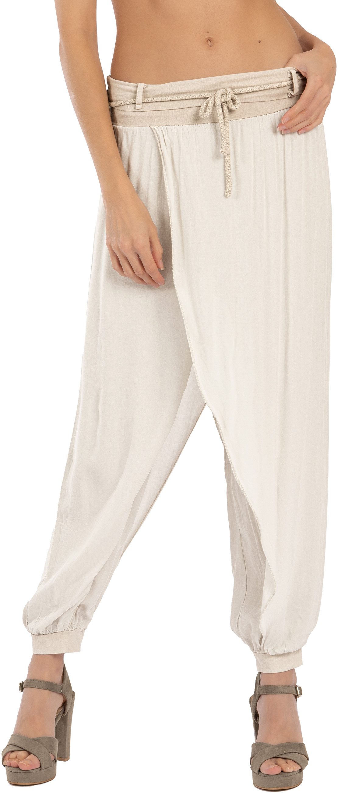 Caspar Stoffhose KHS054 leichte Damen Sommer günstig online kaufen