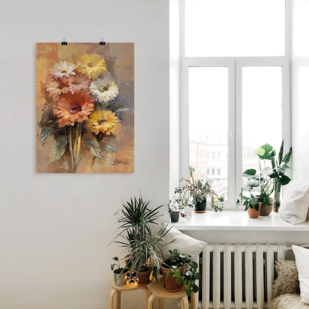 Artland Wandbild »Blumenstrauß II«, Blumen, (1 St.), als Leinwandbild, Post günstig online kaufen