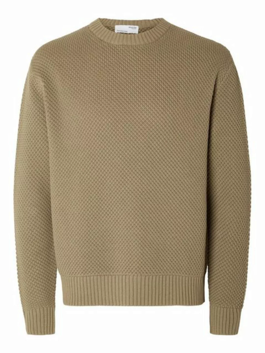 SELECTED HOMME Sweatshirt SLHBERT RELAXED LS KNIT STU CREW NE günstig online kaufen