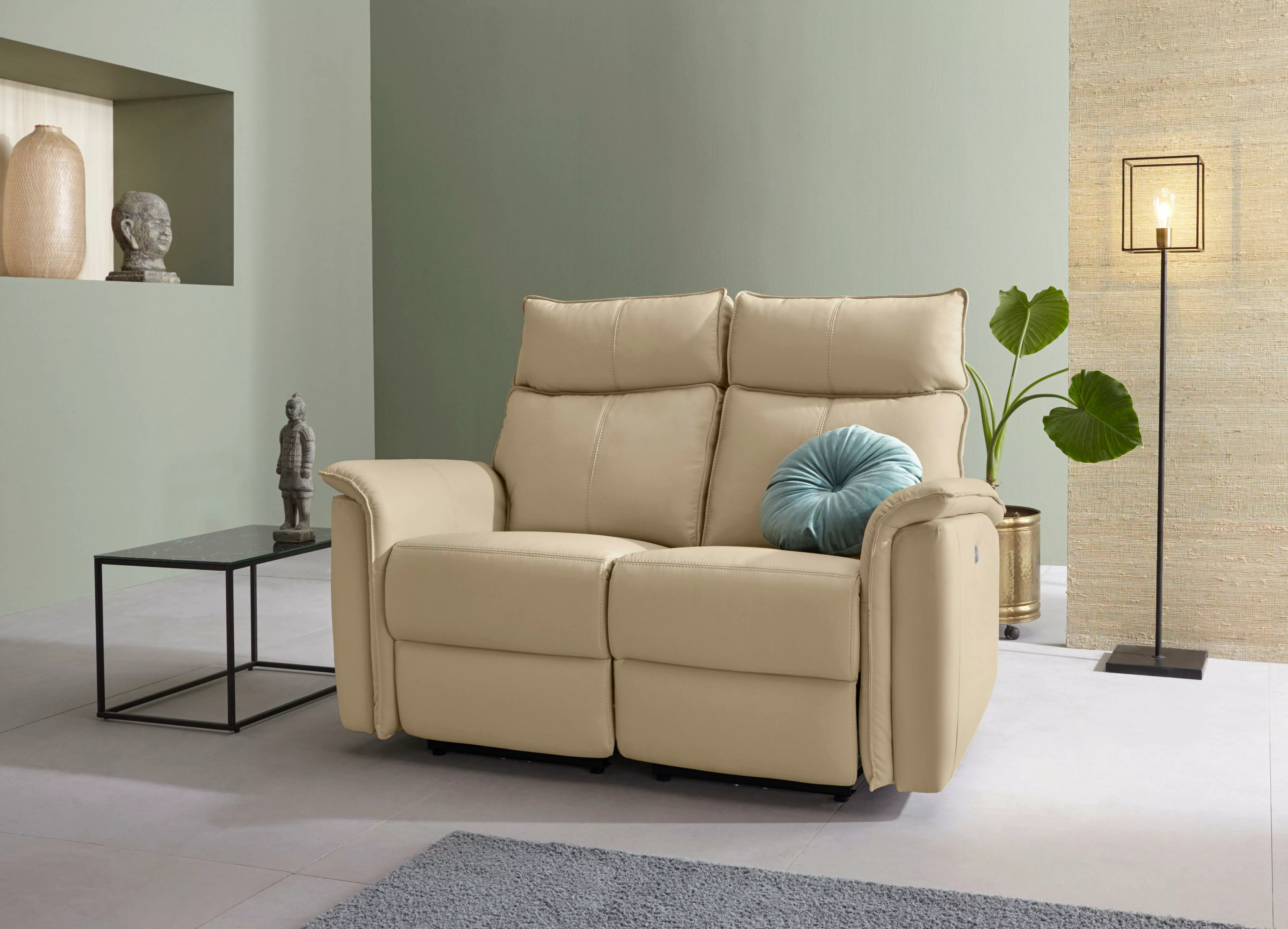 Places of Style 2-Sitzer Zola, Sitzkomfort durch elektrische Relaxfunktion, günstig online kaufen
