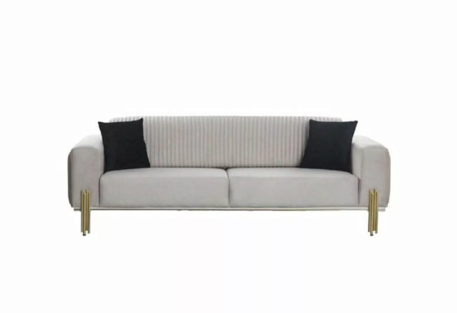 JVmoebel Sofa Luxus Sofa 3 Sitzer Couches Sofas Couch Stoff Modern Dreisitz günstig online kaufen