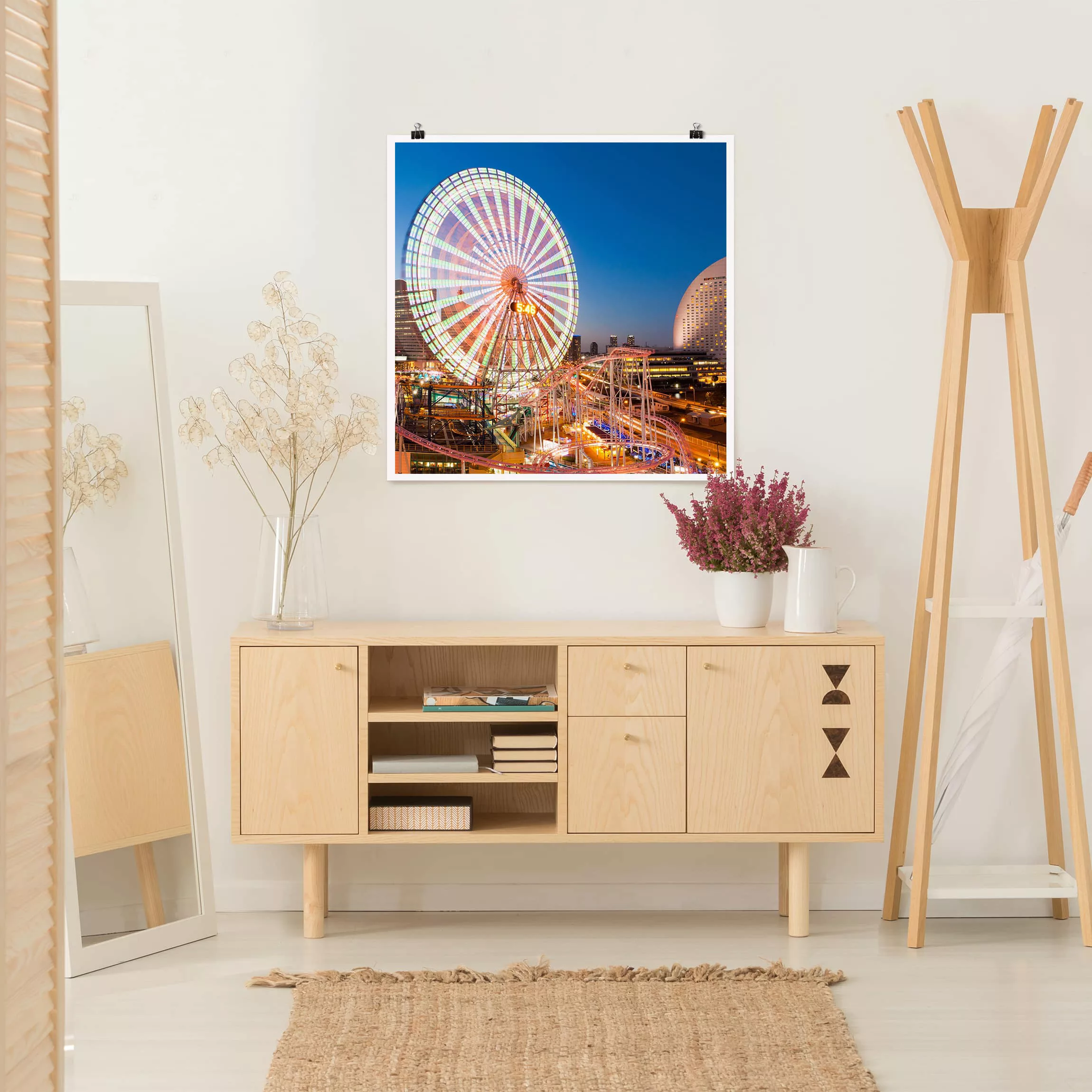 Poster Architektur & Skyline - Quadrat Yokohama Waterfront günstig online kaufen