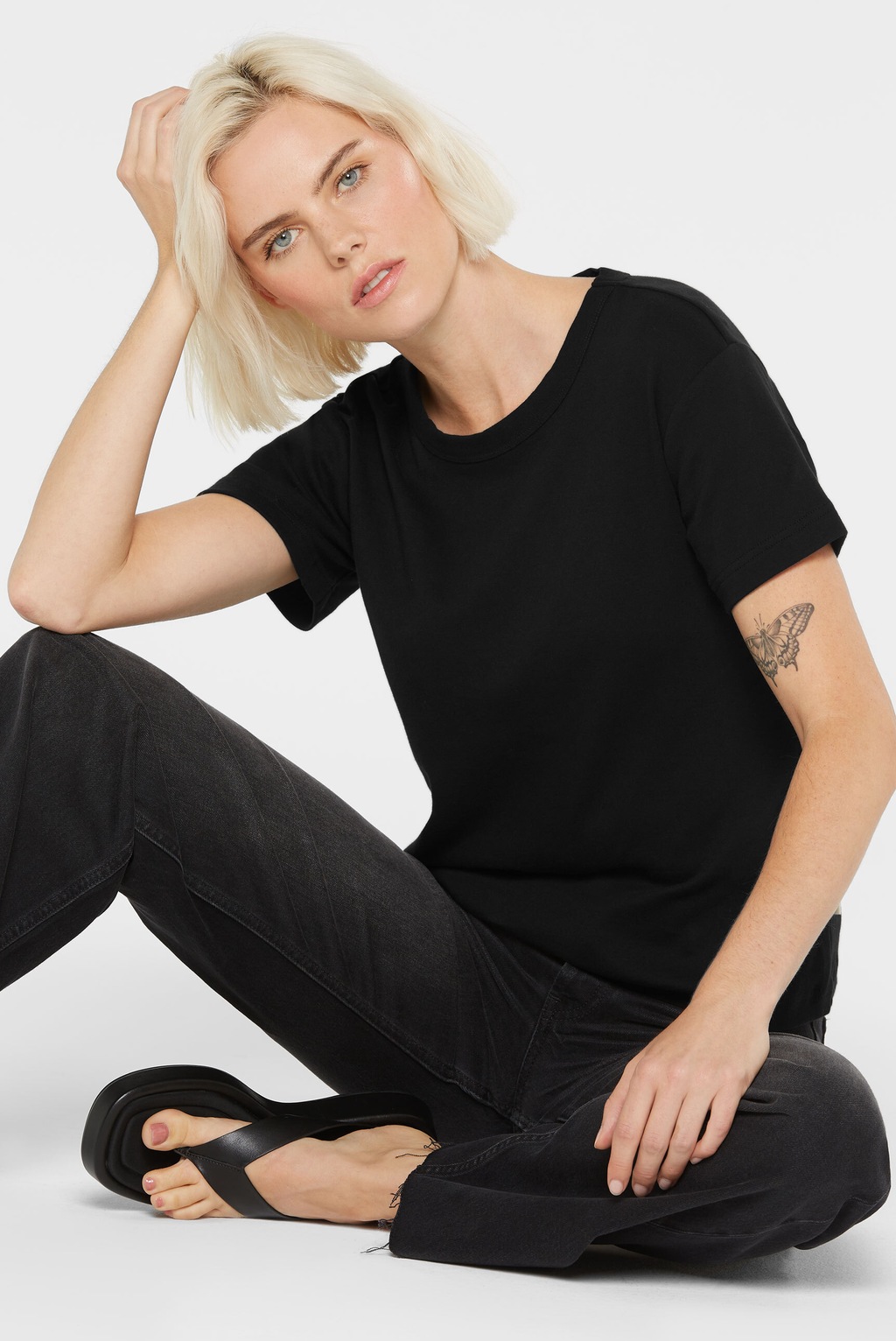 SENSES.THE LABEL Rundhalsshirt, aus Baumwolle günstig online kaufen