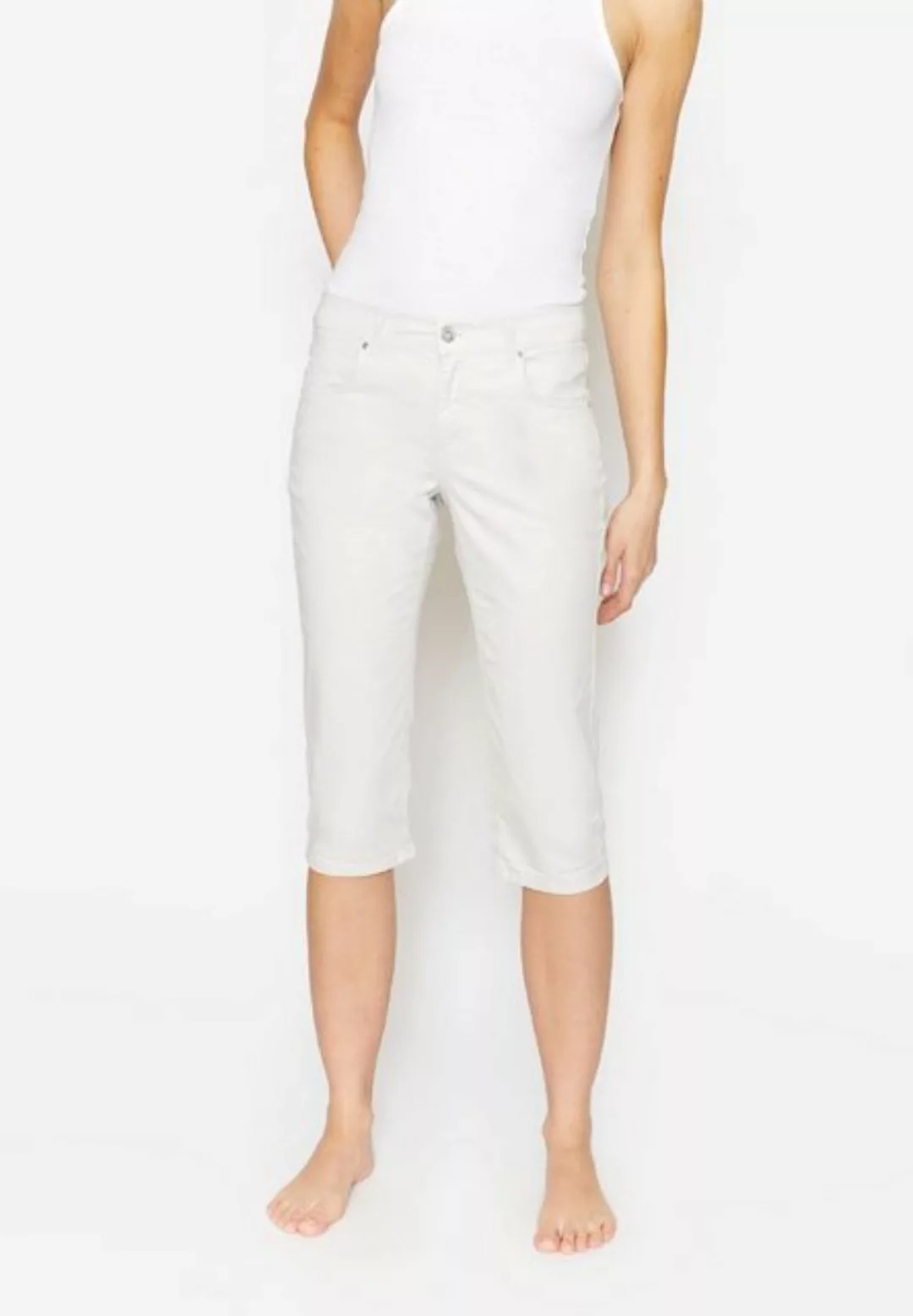 ANGELS Slim-fit-Jeans 5-Pocket-Hose Capri TU mit Label-Applikationen günstig online kaufen