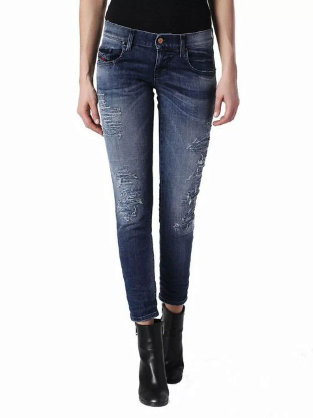 Diesel Skinny-fit-Jeans Diesel Grupee-Ankle 084IP Damen Jeans Hose Slim Ski günstig online kaufen