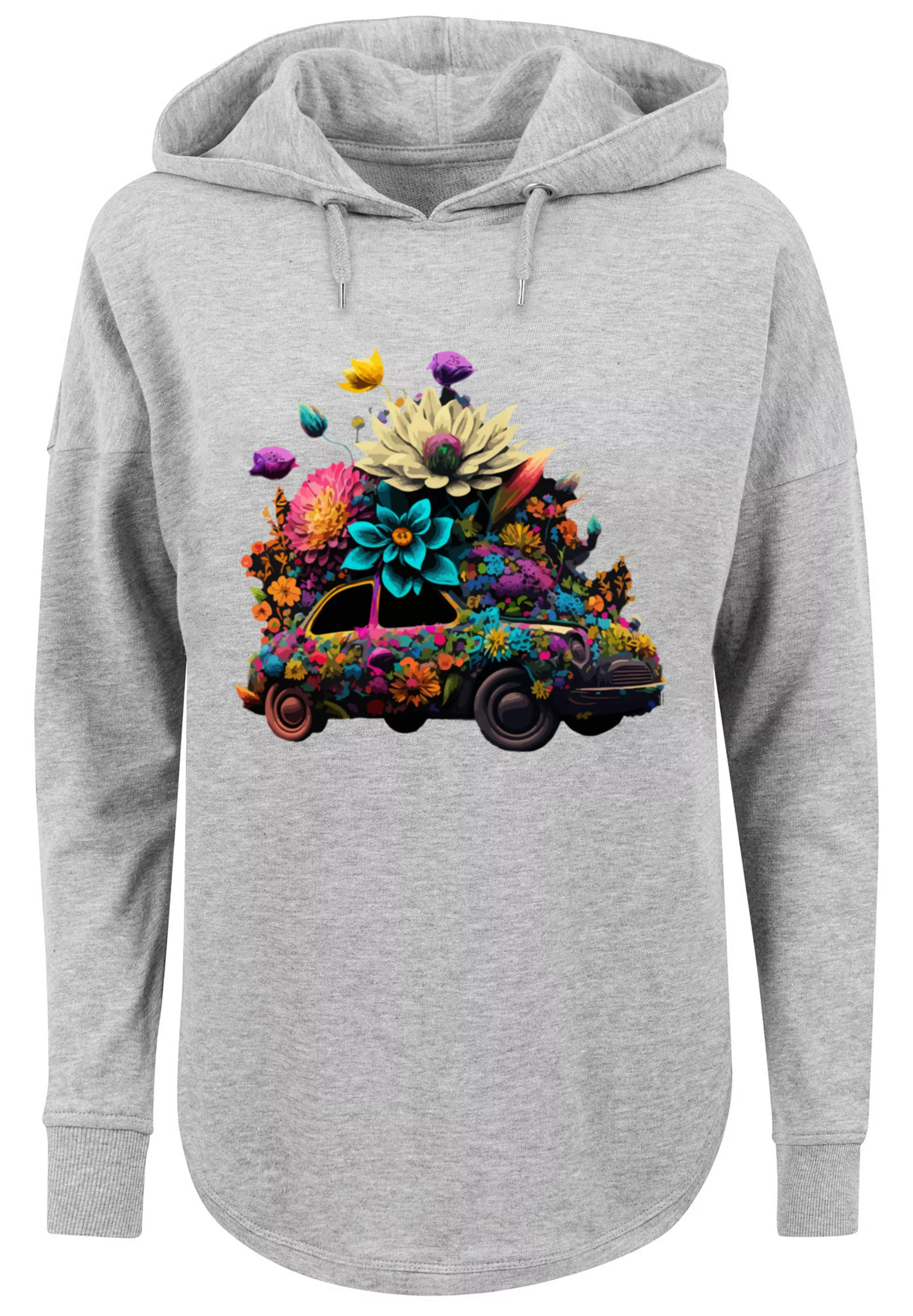 F4NT4STIC Kapuzenpullover "Blumen Auto Oversize Hoodie", Print günstig online kaufen