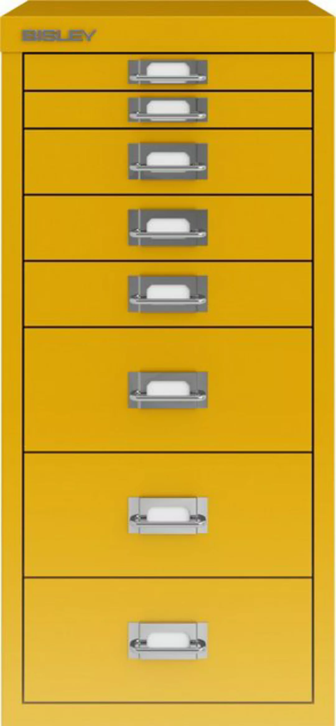 Bisley Aktenschrank MultiDrawer Schubladenschrank in Sunflower - Maße: H 59 günstig online kaufen