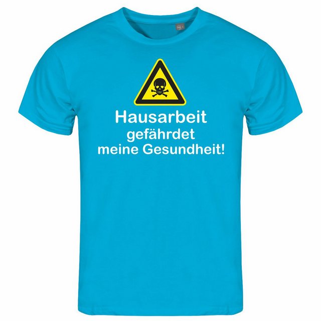 deinshirt Print-Shirt Herren T-Shirt Hausarbeit gefährdet meine Gesundheit günstig online kaufen