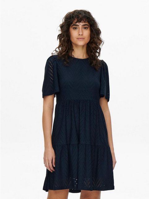 JACQUELINE de YONG Shirtkleid Kleid mit Lochstickerei JDYCARLA (lang) JDYCA günstig online kaufen