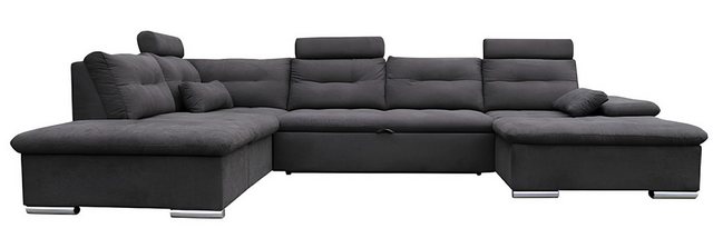 Xlmoebel Ecksofa U-Form Eckcouch Wohnlandschaft mit Stoffbezug und Schlaffu günstig online kaufen