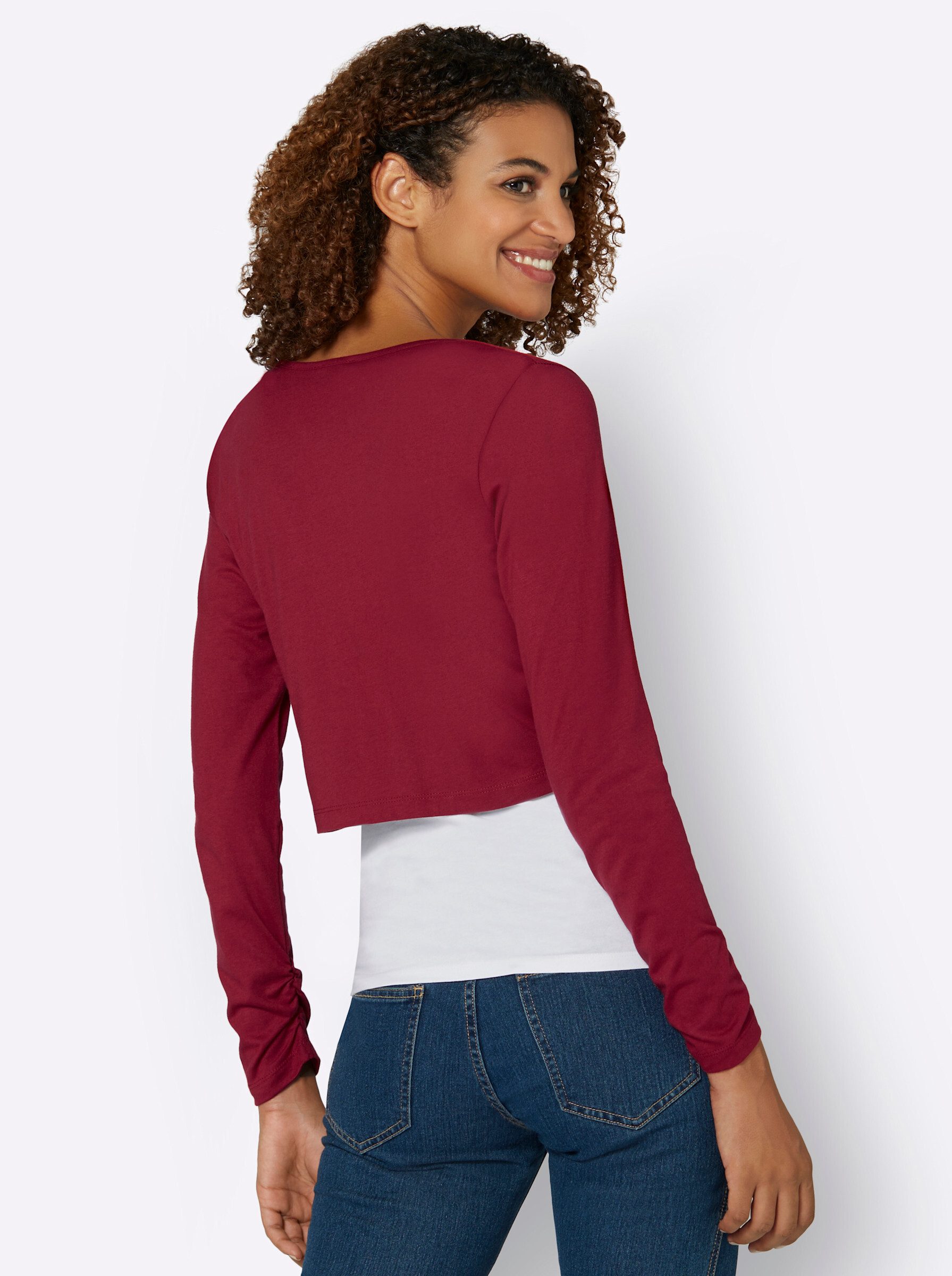 Casual Looks Shirtjacke "Shirtbolero", (1 tlg.) günstig online kaufen