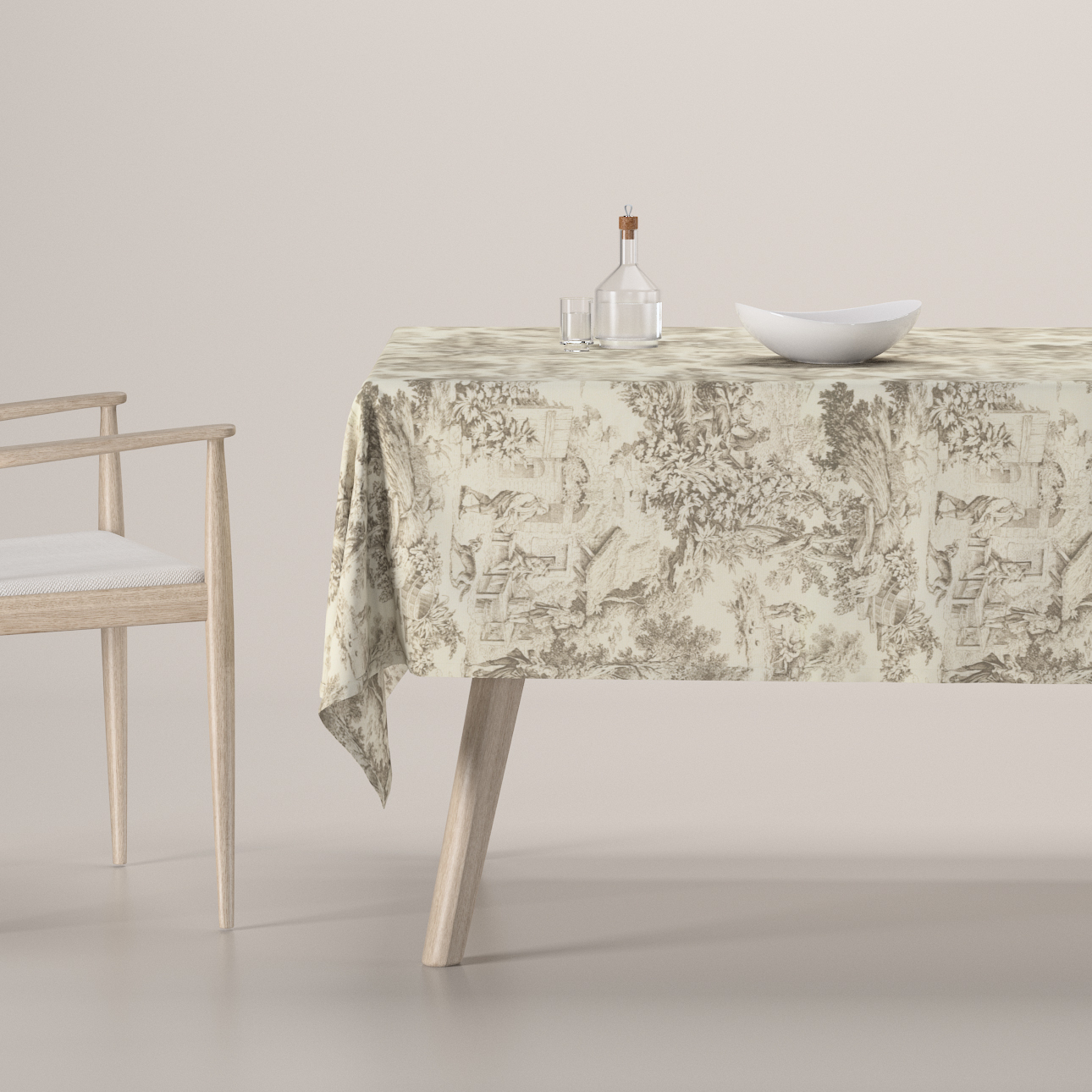 Rechteckige Tischdecke, ecru-beige, Avinon (144-53) günstig online kaufen