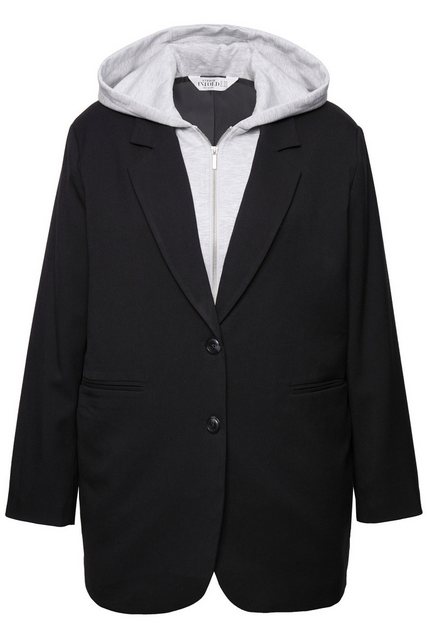 Studio Untold Blusenblazer Blazer oversized Kapuze Komplettfutter günstig online kaufen