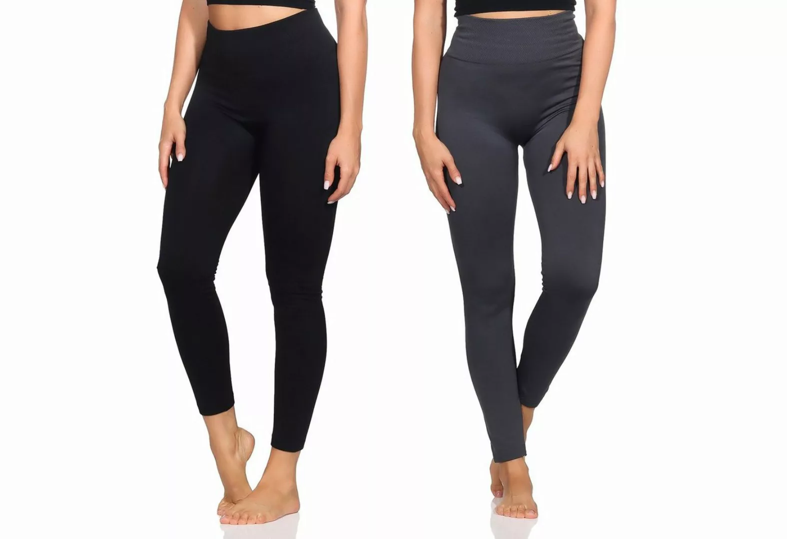 Aurela Damenmode Thermoleggings Damenleggings leicht angeraute Thermoleggin günstig online kaufen