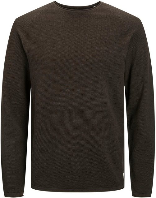 Jack & Jones Strickpullover Rundhals Strickpullover Langarm Sweater aus Bau günstig online kaufen