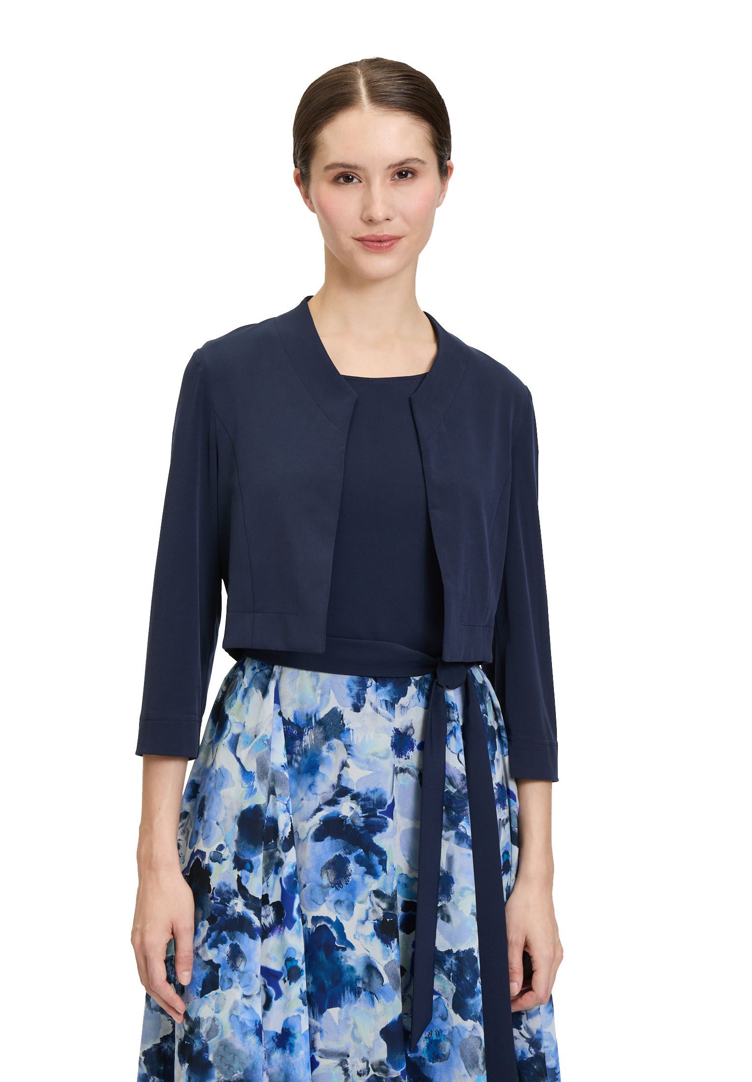 Vera Mont Sweatjacke "Vera Mont Damen Bolero-Jacke figurbetont", Nahtführun günstig online kaufen